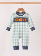 Gobbling Gingham Romper (PRE-ORDER)