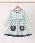 Pocket full of Gobbles Gingham dress (PRE-ORDER)