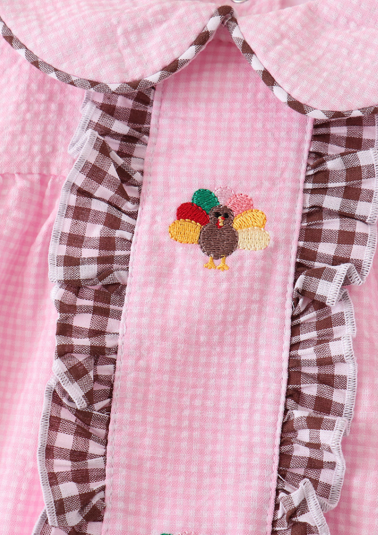 Gobble & Gingham Ruffle Set (PRE-ORDER)